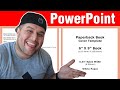 Creating A Kdp Book Cover With Powerpoint - Amazon KDP Paperback Publishing (Easy)