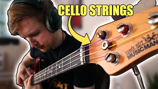 Video thumbnail of "Cello Strings On A BASS Sound UNBELIEVABLE"