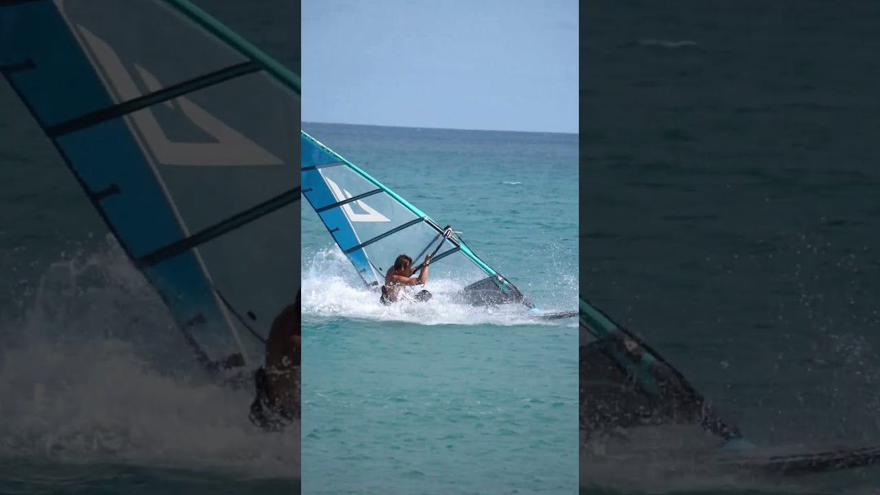 Windsurf action part 2 - Fuerteventura ! #windsurf #windsurfing #windsurf_shorts #surf #watersports