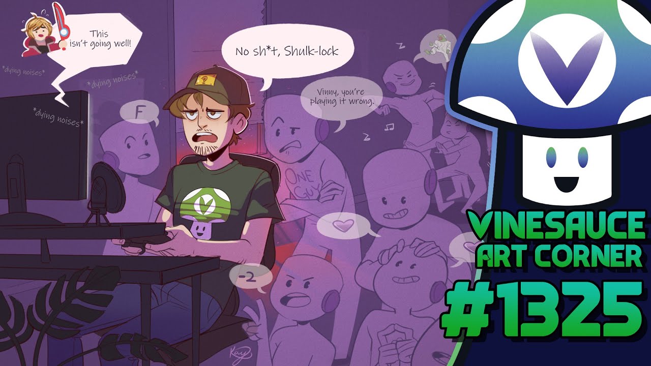 [Vinebooru] Vinny Vinesauce Art Corner 1325 YouTube