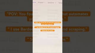 Lead research is a waste of time. I use Bardeen AI to automate it in seconds. #ai
