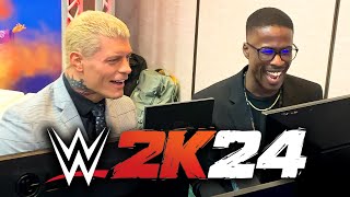 I Played WWE 2K24 vs CODY RHODES! screenshot 4