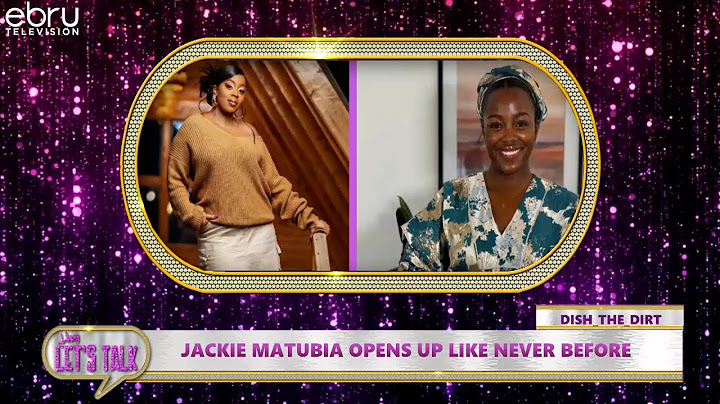 Jackie Matubia Opens Up Like Never Before. #ebruletstalk