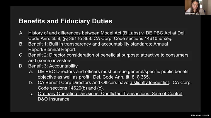 Benefit Corporations v. "B Corps": What Are They and Why Do They Matter?