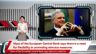 Visco of the European Central Bank says there is a need for flexibility in unwinding stimulus measu