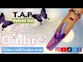 Butterfly  Ombre&#39; Purple Hybrid Gel