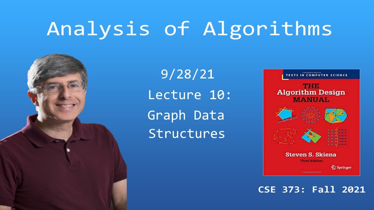 CSE 373 --- Lecture 10: Graph Data Structures (Fall 2021) - YouTube
