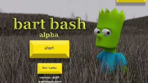 bart bash, gameplay