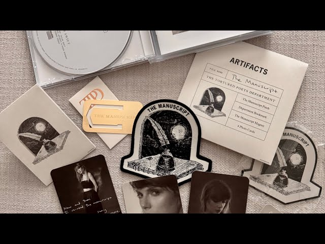 Taylor Swift / TTPD “The Manuscript” The Tortured Poets Department Vinyl + Bonus Track 