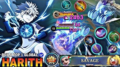 24 Kills + MANIAC!! Harith Insane Attack Speed Build - Build Top 1 Global Julian ~ MLBB