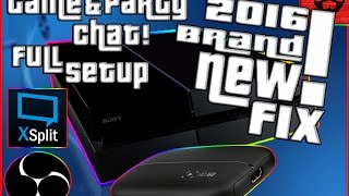 How To PROPERLY Record party chat on PS4 using Elgato, Elgato HD, Elgato HD60, Elgato HD60s