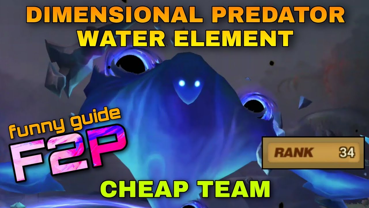 WATER DIMENSIONAL PREDATOR ON KARZHAN SUMMONERS WAR SW