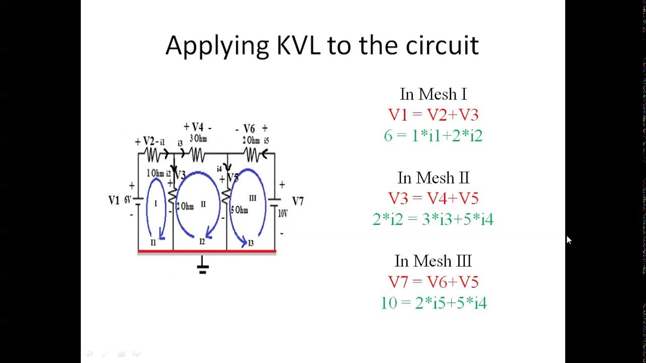 Solving an electrical circuit using kvl youtube