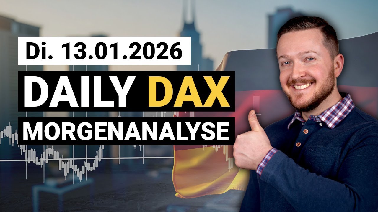 Im DAX steht weiterhin alles auf Long! | DAX Analyse 13.01.2026 | Florian Kasischke