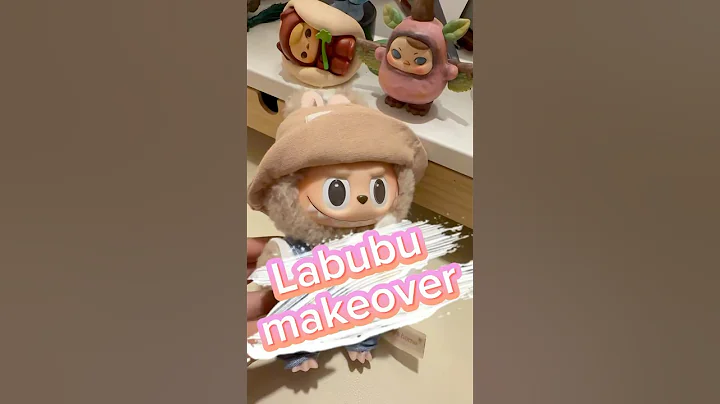 Labubu makeover💅🏾 #labubu #unboxing #asmr #popmart #latinacontentcreator