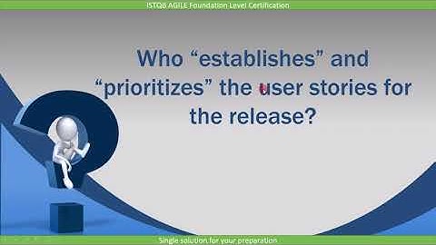 ISTQB Agile Tester Extension | Release Planning ISTQB