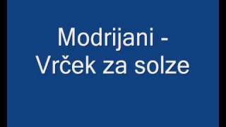 Modrijani - Vrček za solze mp3 chords