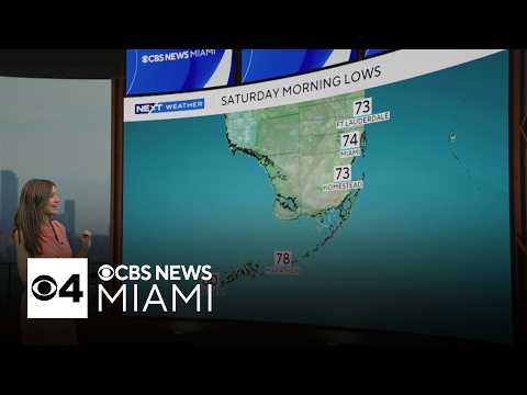 Brief taste of fall-like weather headed to South Florida this weekend