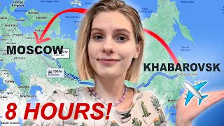 My longest flight from the Far East to Moscow // Russian airlines