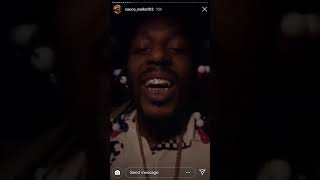 Sauce Walka Apolgises for getting MAD at his father on Instagram live