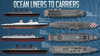 The 10 Aircraft Carriers Converted from Ocean Liners