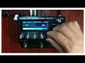 Capture de la vidéo Boss Gt-1000 / Humanizer