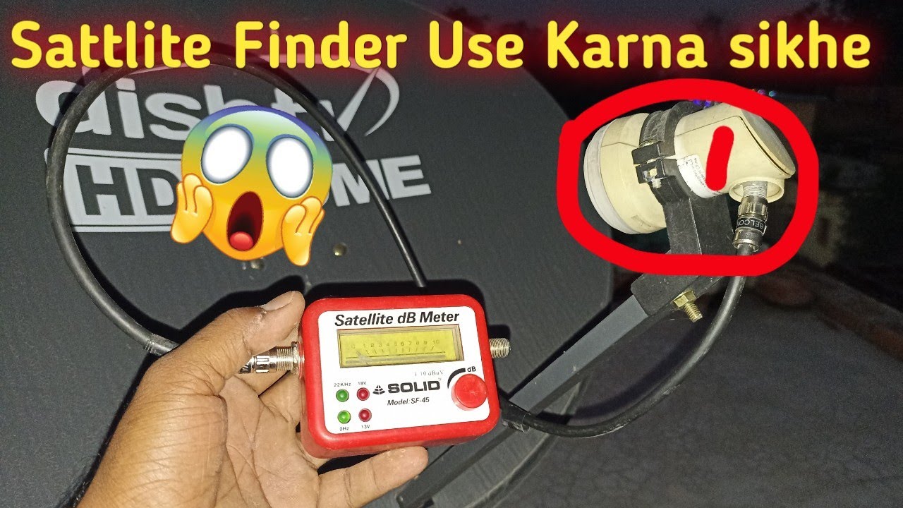 DD Free Dish Signal Settings, satellite finder se dish kaise set kare