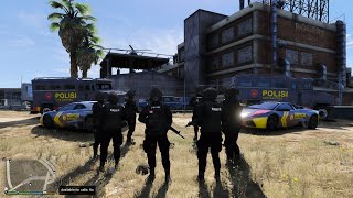 Penangkapan Big Bos Mafia Oleh Tim Densus 88! GTA 5 Mod Polisi Indonesia