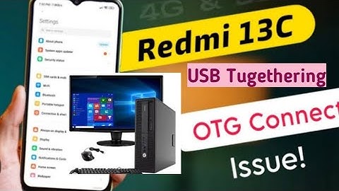 How to connect dekstop pc with Redmi 13c 5g mobile phone internet|USB Tugethering connection problem
