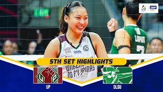 UP vs. DLSU | SET 5 GAME HIGHLIGHTS | UAAP SEASON 87 WOMEN’S VOLLEYBALL ROUND 2 | APRIL 13, 2025