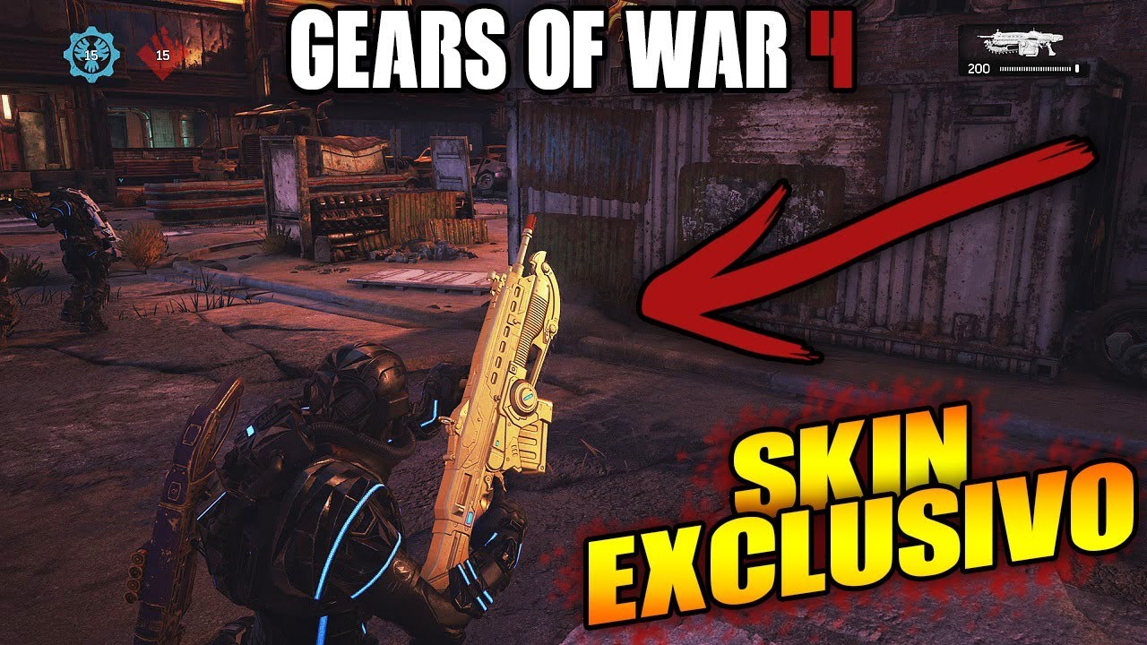 QUE ES ESTO?? EL SKIN EXCLUSIVO QUE POCOS TIENEN!! GEARS OF WAR 4