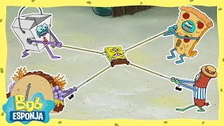 Pelea de comida rápida | Bob Esponja en Español screenshot 3