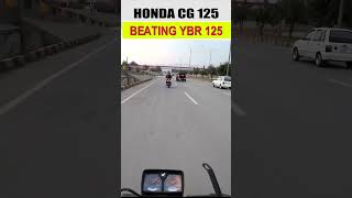 CG 125 Beating YBR 125 | #shorts #youtubeshorts