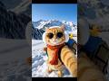 Cat selfie #ai #cat #selfie #cute #meme #mountain