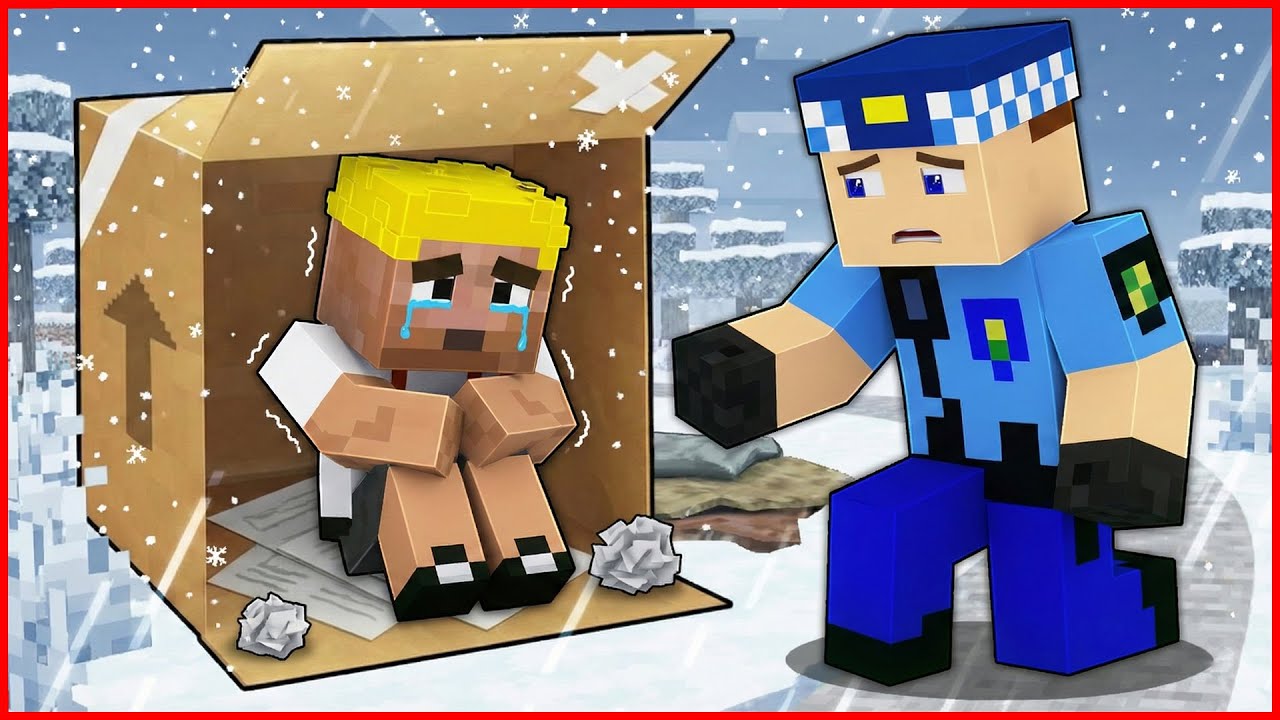 KEREM KOMİSER KİMSESİZ EFEKAN'I EVLAT EDİNDİ! 😱 - Minecraft ZENGİN FAKİR HAYATI