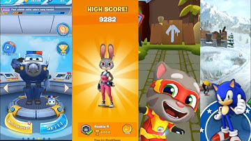 Super wings vs Runner Heroes vs talking Tom vs sonic dash #superwings #androidgames