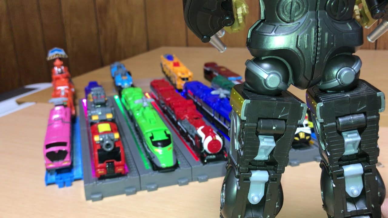 13両のレッシャーがハイパー烈車合体！烈車戦隊トッキュウジャー　第35駅連結版 ！トッキュウレインボー劇中シーンをDX等で再現！前田動画　Ressya Sentai Toqger ep35