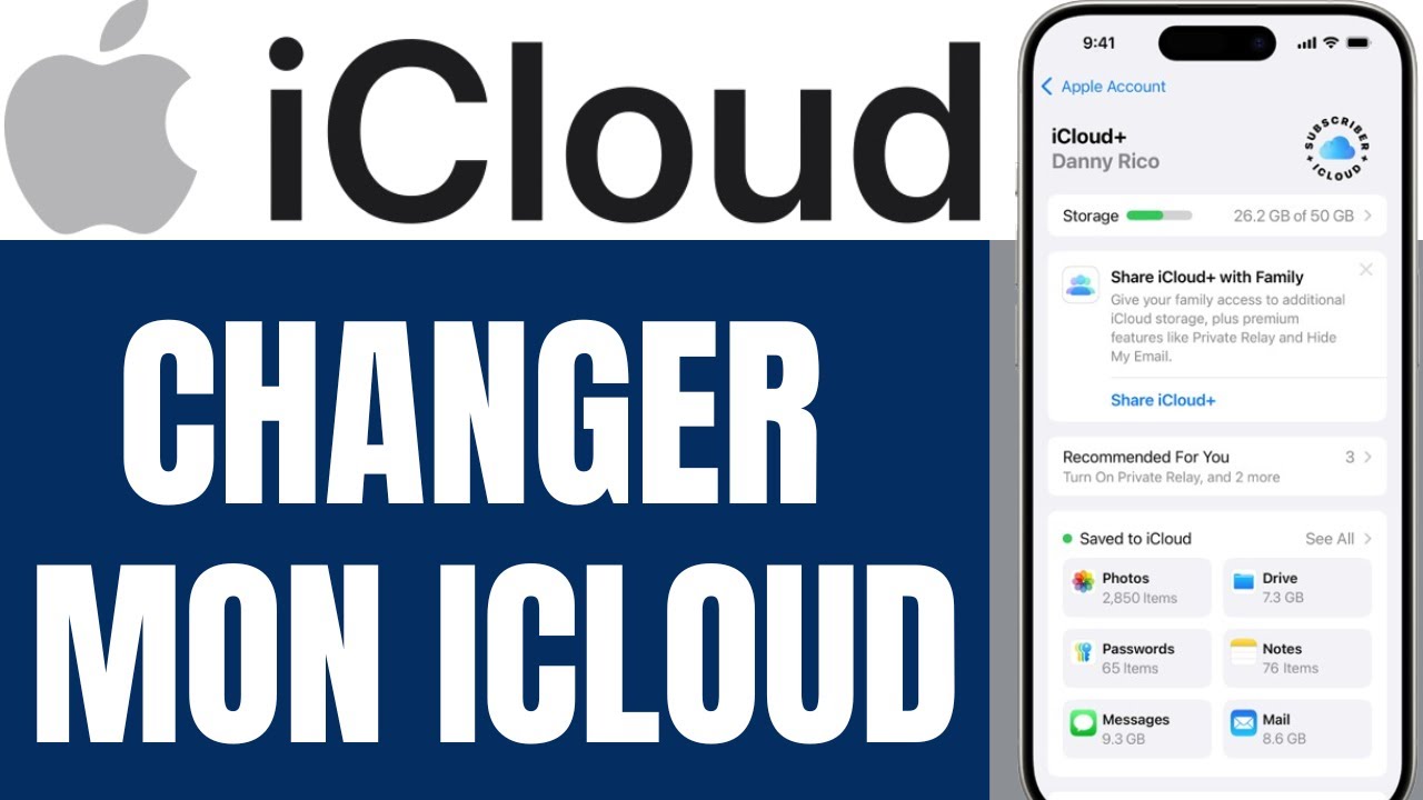Comment Changer Icloud Sur Iphone( En 2025) Tres Facile - YouTube