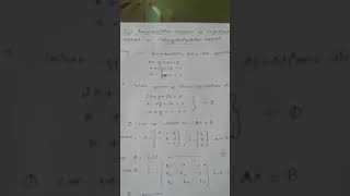 LU Decomposition Method, Factorization Method, Triangularization Method