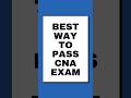 Best Way to Pass CNA Exam | Proven Strategies for Certification Success#nursingassistant #cna