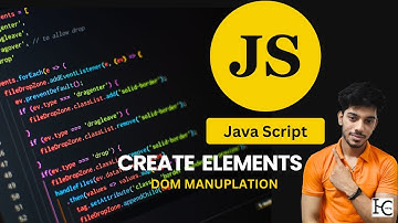 Create Elements dynamically in Javascript - DOM Manipulation Tutorial