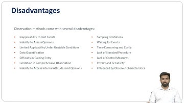 MLIE 102 Block: 03 UNIT-10 Observation Method