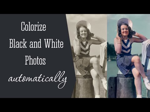 Colorize Black and White Photos Automatically -  Just 1 Click with AI