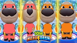 Talking Tom Hero Dash × Hero Ben Orange - Red Classic Running Mirror Mode And All Heroes SuperPower screenshot 2