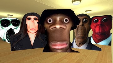 POV HI MY NAME IS AUUGHH OBUNGA ROSHALIA AND CRAZY NEXTBOTS GMOD #garrysmod100k   #garrymod