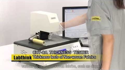How to test thickness of non-woven fabrics - Labthink