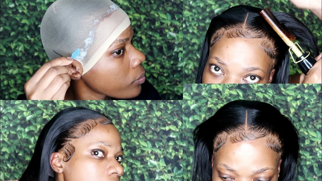 Attempting To Install A Wig On Myself For The First Time || My First ...