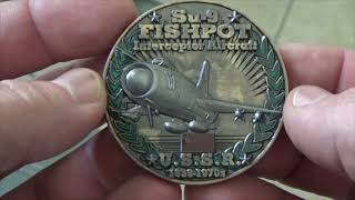 Sukhoi Su-9 Fishpot USSR Cold War Combatants Challenge Coin