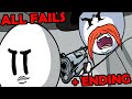 The Henry Stickmin Episode 5: Completing the Mission - All Fails and Ending