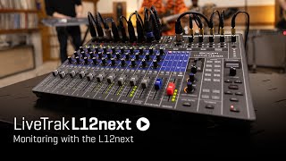 Livetrak L12Next How To Set Up Monitor Mixes